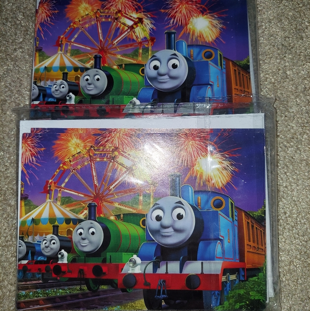 Thomas the Tank Engine Birthday Invitations